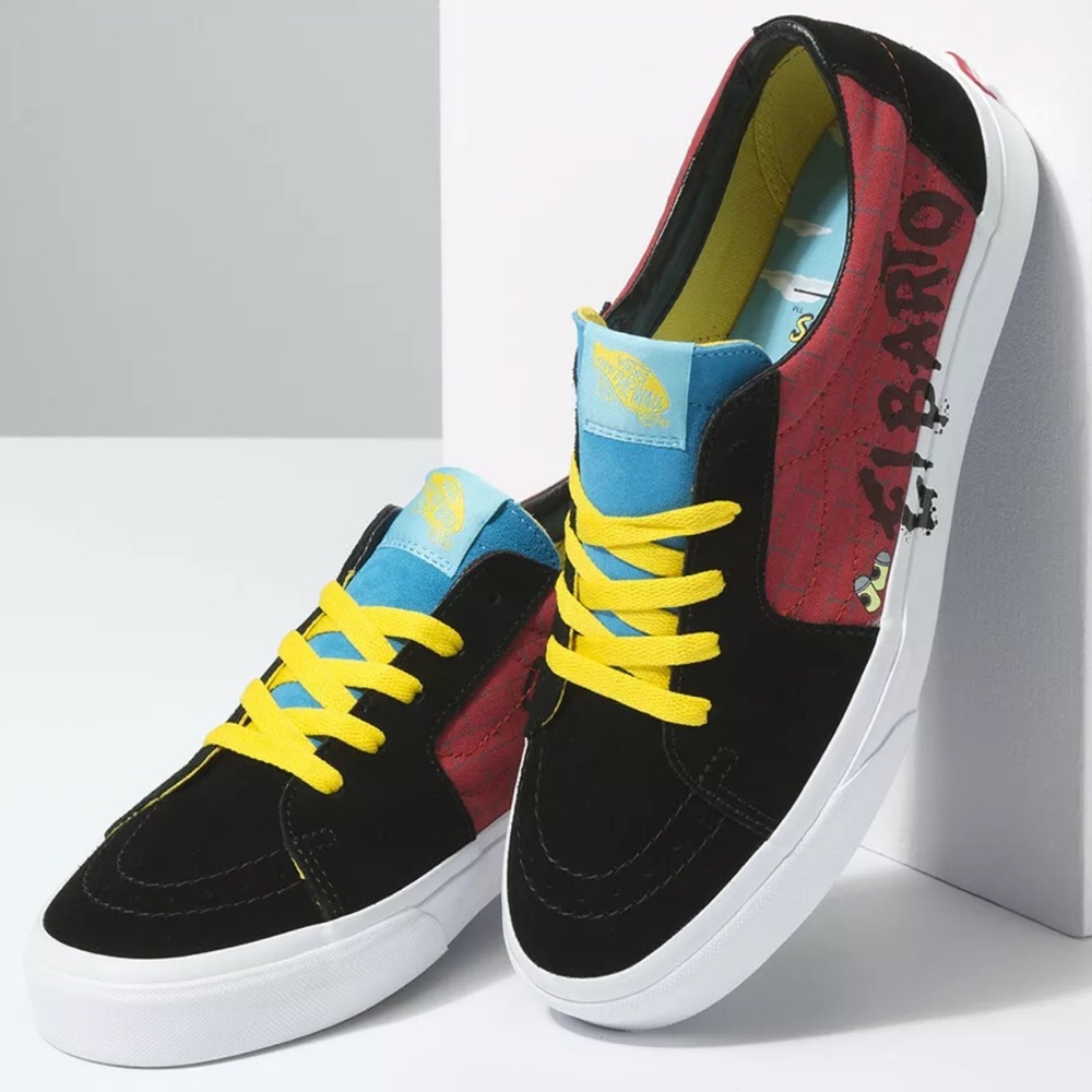 VANS Limited Edition El Barto Sneakers Mens Size 8 - Picture 4 of 8